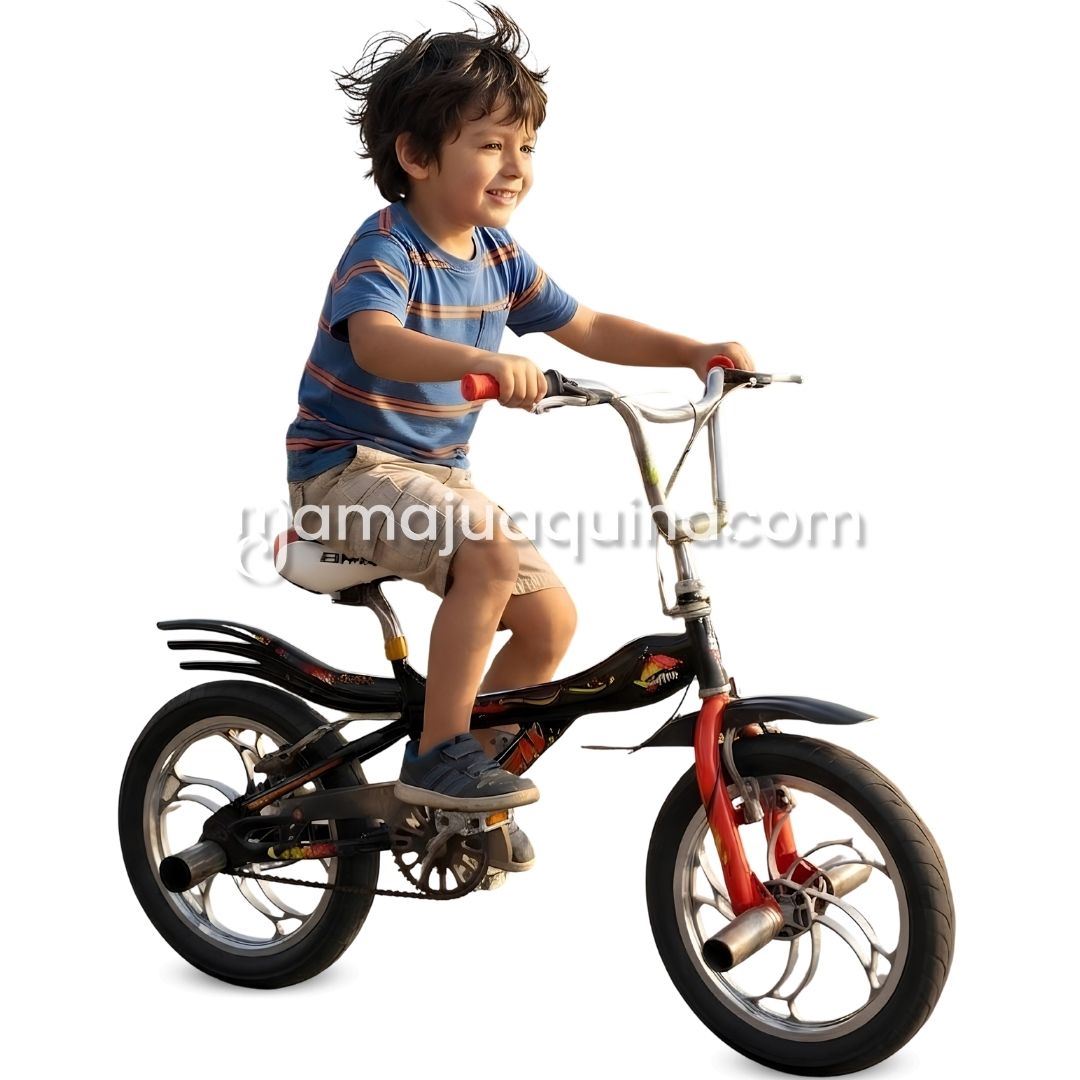Bicicleta BMX Para Niño «FIRE-X» ARO 16 Colección Exclusiva Black & Red